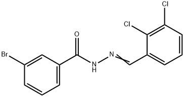 3-bromo-N'-(2,3-dichlorobenzylidene)benzohydrazide Structure