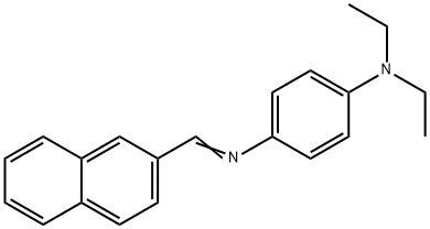 N,N-diethyl-N'-(2-naphthylmethylene)-1,4-benzenediamine Structure