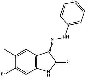 304479-03-6 6-bromo-5-methyl-3-(phenylhydrazono)-1,3-dihydro-2H-indol-2-one