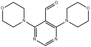 4,6-dimorpholinopyrimidine-5-carbaldehyde,304864-80-0,结构式