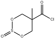 5-methyl-1,3,2-dioxathiane-5-carbonyl chloride 2-oxide,30559-54-7,结构式