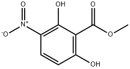 methyl 2,6-dihydroxy-3-nitrobenzoate, 30578-88-2, 结构式