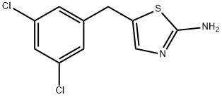 5-[(3,5-dichlorophenyl)methyl]-1,3-thiazol-2-amine Structure