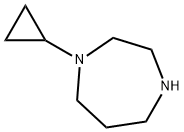 1-cyclopropyl-1,4-diazepane Struktur