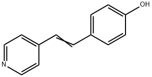 4-(2-(吡啶-4-基)乙烯基)苯酚,31067-32-0,结构式