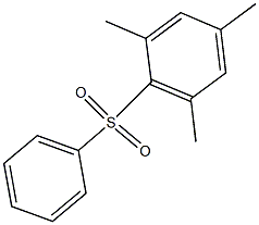 Benzene,1,3,5-trimethyl-2-(phenylsulfonyl)- Struktur