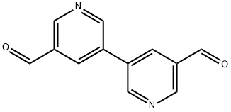 3,3'-联吡啶-5,5'-二甲醛 结构式