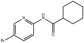 N-(5-bromo-2-pyridinyl)cyclohexanecarboxamide Struktur