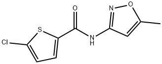 5-chloro-N-(5-methyl-1,2-oxazol-3-yl)thiophene-2-carboxamide Structure