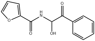 N-(1-hydroxy-2-oxo-2-phenylethyl)furan-2-carboxamide Struktur