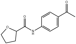 N-(4-acetylphenyl)oxolane-2-carboxamide Structure