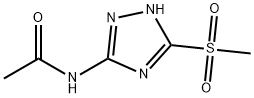 N-[3-(methylsulfonyl)-1H-1,2,4-triazol-5-yl]acetamide