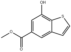 methyl 7-hydroxybenzothiophene-5-carboxylate Struktur