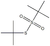 2-Propanesulfonothioicacid, 2-methyl-, S-(1,1-dimethylethyl) ester 化学構造式
