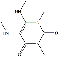 2,4(1H,3H)-Pyrimidinedione,1,3-dimethyl-5,6-bis(methylamino)-