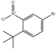 4-Bromo-1-tert-butyl-2-nitro-benzene 结构式