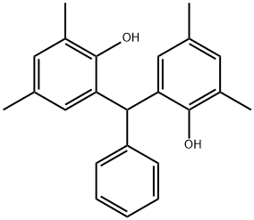 Phenol,2,2'-(phenylmethylene)bis[4,6-dimethyl- 化学構造式
