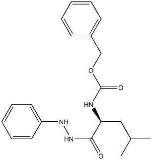 L-Leucine,N-[(phenylmethoxy)carbonyl]-, 2-phenylhydrazide Structure