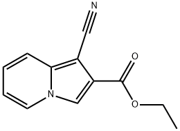 2-INDOLIZINECARBOXYLIC ACID, 1-CYANO-, ETHYL ESTER,3243-06-9,结构式