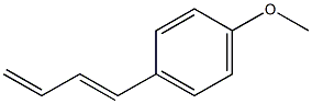1-[(1E)-buta-1,3-dienyl]-4-methoxybenzene Structure