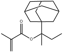 2-(adamantan-1-yl)butan-2-yl methacrylate Struktur