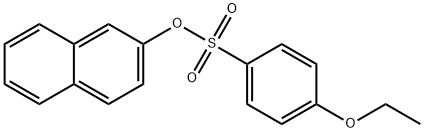 naphthalen-2-yl 4-ethoxybenzenesulfonate Structure