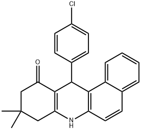 12-(4-CHLOROPHENYL)-9,9-DIMETHYL-8,9,10,12-TETRAHYDROBENZO[A]ACRIDIN-11(7H)-ONE