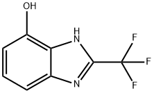 2-Trifluoromethyl-1H-benzoimidazol-4-ol 结构式