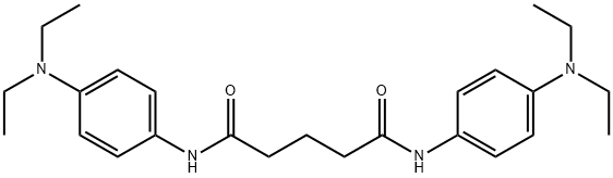 N,N'-bis[4-(diethylamino)phenyl]pentanediamide Struktur