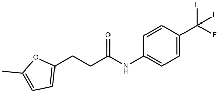 3-(5-methylfuran-2-yl)-N-(4-(trifluoromethyl)phenyl)propanamide Structure