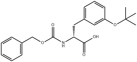 N-CBZ-D-3-叔丁氧基苯丙氨酸,327184-63-4,结构式
