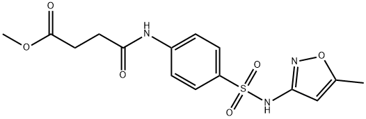 methyl 4-[(4-{[(5-methyl-3-isoxazolyl)amino]sulfonyl}phenyl)amino]-4-oxobutanoate|