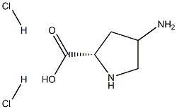 4-AMINOPYRROLIDINE-2-CARBOXYLIC ACID DIHYDROCHLORIDE,3285-78-7,结构式
