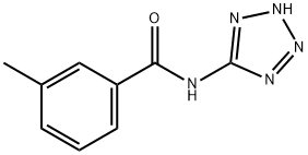 3-methyl-N-(2H-tetrazol-5-yl)benzamide Struktur