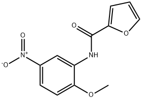 N-(2-methoxy-5-nitrophenyl)furan-2-carboxamide Struktur