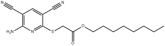 331421-77-3 octyl [(6-amino-3,5-dicyanopyridin-2-yl)sulfanyl]acetate