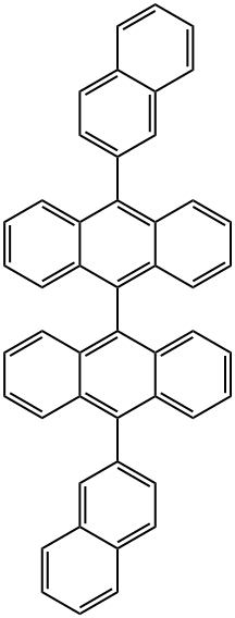 9-naphthalen-2-yl-10-(10-naphthalen-2-ylanthracen-9-yl)anthracene,331749-31-6,结构式