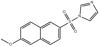 1-((6-methoxynaphthalen-2-yl)sulfonyl)-1H-imidazole Structure