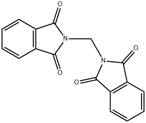 2-[(1,3-dioxo-1,3-dihydro-2H-isoindol-2-yl)methyl]-1H-isoindole-1,3(2H)-dione Struktur