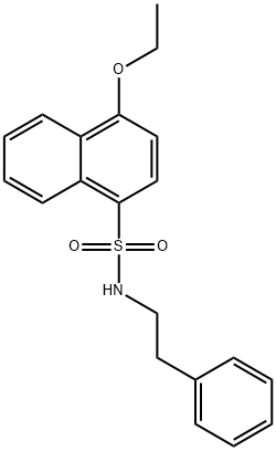 4-ethoxy-N-phenethylnaphthalene-1-sulfonamide Struktur