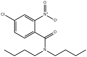 N,N-dibutyl-4-chloro-2-nitrobenzamide Struktur