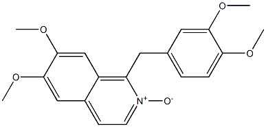 Isoquinoline,1-[(3,4-dimethoxyphenyl)methyl]-6,7-dimethoxy-, 2-oxide