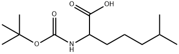 BOC-RS-2-氨基-6-甲基己酸,335247-33-1,结构式