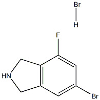 6-Bromo-4-fluoroisoindoline hydrobromide Struktur