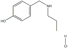 4-[(propylamino)methyl]phenol hydrochloride Struktur