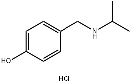 4-{[(propan-2-yl)amino]methyl}phenol hydrochloride Structure