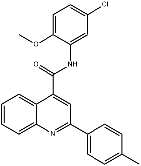 N-(5-chloro-2-methoxyphenyl)-2-(4-methylphenyl)quinoline-4-carboxamide|