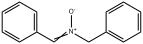 Benzenemethanamine,N-(phenylmethylene)-, N-oxide Structure