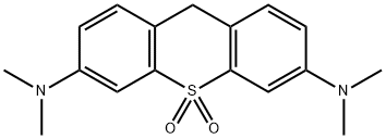 3,6-双(二甲基氨基)噻吨10,10-二氧,3377-06-8,结构式