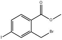 2-Bromomethyl-4-iodo-benzoic acid methyl ester Structure